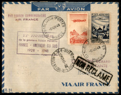Aerogrammi  - Marocco - 1948 (7 Marzo) - Casablanca Buenos Aires - Con Muller 646 - Aerogramma Del Volo - Altri & Non Classificati
