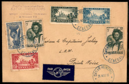 Aerogrammi  - Senegal - 1943 (25 Novembre) - Dakar Pointe Noire - Muller 53 - Aerogramma Del Volo - Sonstige & Ohne Zuordnung