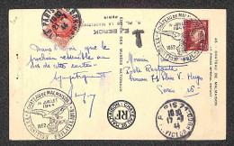 Europa - Francia - 1944/1945 - Cinque Cartoline - Annulli Speciali - Other & Unclassified