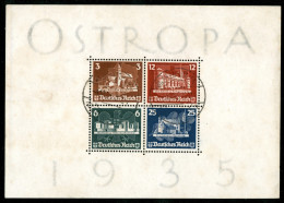 Europa - Germania - 1935 - Foglietto Ostropa (B3) - Usato - Other & Unclassified