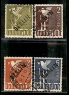 Europa - Germania - 1948 - Berlin -1 Marco/5 Marchi (17/20) - 4 Valori Usati - Molto Belli E Rari - Altri & Non Classificati