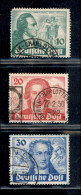 Europa - Germania - 1949 - Goethe (61/63) - Serie Completa Usata - Altri & Non Classificati
