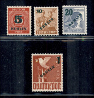 Europa - Germania - 1949 - Soprastampati (64/67) - Serie Completa - Gomma Integra - Altri & Non Classificati