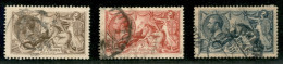 Europa - Gran Bretagna - 1918 - Giorgio V E Britannia  (141III/143III) Serie Completa  - Usati - Otros & Sin Clasificación