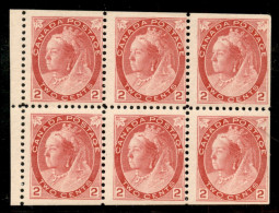 Oltremare - Canada - 1898 - 2 Cent (H BI 1) - Blocco Di 6 Bordo Foglio - Gomma Integra - Andere & Zonder Classificatie