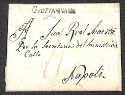 Prefilateliche&Documenti - Italia - Grottaminarda - Intera Lettera (supplica Su Carta Bollata) Per Napoli Del 26.3.1813  - Other & Unclassified