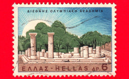 GRECIA - HELLAS - Usato - 1967 - Tempio Della Dea Hera, Olimpia - 7° Meeting Dell'Accademia Olimpica Internazionale - 6 - Gebraucht