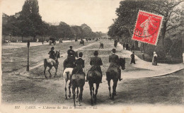 FRANCE - Paris - Vue Sur L'avenue Du Bois De Boulogne - Animé - LL - Carte Postale Ancienne - Parken, Tuinen