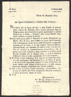 Prefilateliche&Documenti - Italia - 1819 (16 Dicembre) - Circolare A Stampa Da Fermo A Acquaviva - Altri & Non Classificati
