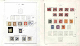 Lotti&Collezioni - Area Italiana - REGNO - 1862/1943 - Inizio Di Collezione Di Valori Usati Del Periodo Più Alcune Buste - Altri & Non Classificati