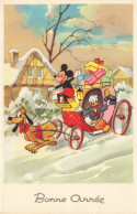 WALT DISNEY * CPA Illustrateur Disney * Mickey Donald Dingo * Attelage Carosse Cadeaux * Walt Disney - Autres & Non Classés