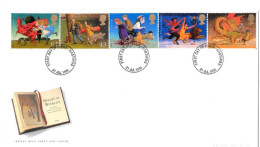 1998 Children Novels Unaddressed FDC Tt - 1991-2000 Dezimalausgaben