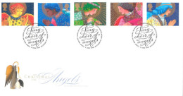 1998 Christmas Angels (2) Unaddressed FDC Tt - 1991-2000 Em. Décimales