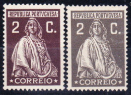 STAMPS-1920-PORTUGAL-ERROR-UNUSED-MH*(NORMAL IS LILA BROWN)-SEE-SCAN - Unused Stamps