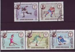 Asie - Khatiri State Of Seyun - Jeux Olympiques D'hiver De Grenoble 1968 - 5 Timbres Différents - 6383 - Jemen