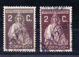 STAMPS-1920-PORTUGAL-ERROR-USED(NORMAL IS LILA BROWN)-SEE-SCAN - Ongebruikt