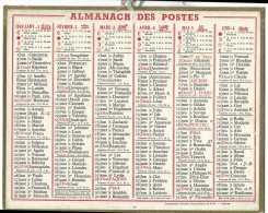 Almanach  Calendrier  P.T.T  -  La Poste -  1948 - - Big : 1941-60