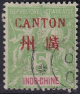 French Offices Canton 1901 Sc 3 Yt 5 Used - Used Stamps