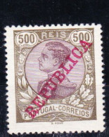 STAMPS-PORTUGAL-1910-UNUSED-MH*-SEE-SCAN - Neufs