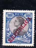 STAMPS-PORTUGAL-1910-UNUSED-MH*-SEE-SCAN - Neufs
