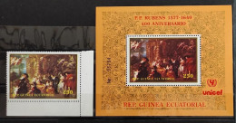 400 ANIVERSARIO DE P. P. RUBENS 1577/1640 - MNH++ - Guinea Equatoriale