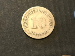 Münze Münzen Umlaufmünze Deutschland Kaiserreich 10 Pfennig 1875 Münzzeichen J - 10 Pfennig