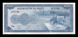 Camboya Cambodia 100 Riels 1956-1972 Pick 13b Sc Unc - Cambogia