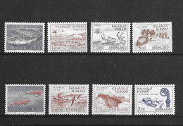 Greenland 1981/2 MNH Complete Years Sg 130/7 - Nuovi