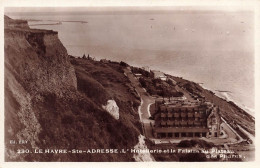 FRANCE - Le Havre - Ste Adresse - L' Hôtellerie Et La Falaise Au Plateau Des Phares - Carte Postale Ancienne - Sainte Adresse