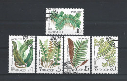 Russia CCCP 1987 Ferns Y.T. 5421/5424 (0) - Used Stamps