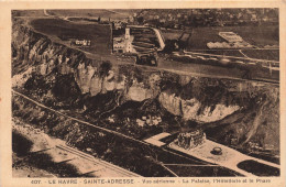 FRANCE - Le Havre - Sainte Adresse - Vue Aérienne - La Falaise, L'Hôtellerie Et Le Phare - Carte Postale Ancienne - Sainte Adresse