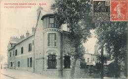 FRANCE - Blois - Institution Sainte Agnès - Façade Extérieure - Carte Postale Ancienne - Blois