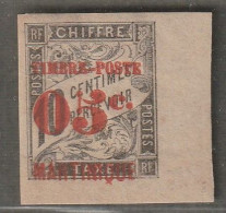 MARTINIQUE - N°23 * (1891-92) Timbres-taxe Surchargé : 05 Sur 10c Noir - Neufs