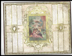 Almanach  Calendrier  P.T.T  -  La Poste -  1869 -  Jeux D'enfants - Big : ...-1900