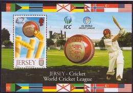 Jersey 2008  Yvertn° Bloc 85  *** MNH Cote 9 Euro Sport Cricket - Jersey