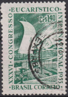 1955 Brasilien ° Mi:BR 881, Sn:BR 825, Yt:BR 607, XXXVI Eucharistic Congress, Eucharistic Congress - Gebraucht