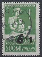 Finlandia U  324 (o) Usado.1947 - Oblitérés