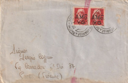 LETTERA 1947 2X2 AMG VG (MANCA UN BOLLO) TIMBRO PRATO FIRENZE (XT682AR - Poststempel