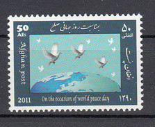 2011 Afghanistan World Peace Day   Complete Set Of 1 MNH - Afghanistan