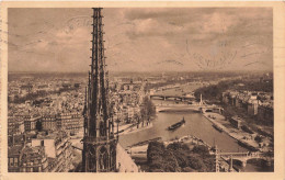 FRANCE - Paris... En Flànant - Vue Panorantique Prise De Notre Dame - Carte Postale Ancienne - Notre Dame Von Paris