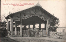 ! Alte Ansichtskarte Vilanova I La Geltrú, Escuelas Pias. Colegio Sama, Spanien, 1909 - Autres & Non Classés