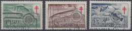 Finlandia U  426/428 (o) Usado.1955 - Oblitérés