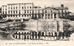 FRANCE - Parc De Saint Cloud - Vue Générale Sur Les Ruines Du Palais - N D - Carte Postale Ancienne - Saint Cloud