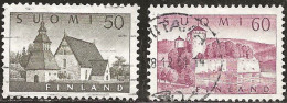 Finlandia U  454/455 (o) Usado.1957 - Oblitérés