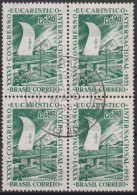 1955 Brasilien ° Mi:BR 881, Sn:BR 825, Yt:BR 607, XXXVI Eucharistic Congress, Eucharistic Congress - Used Stamps