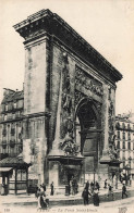 FRANCE - Paris - Vue Panoramique - La Porte Saint Denis - Animé  - Carte Postale Ancienne - Saint Denis