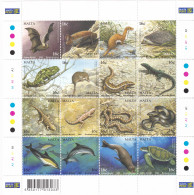 Malta: 2004   Mammals And Reptiles  MNH Sheetlet  - Malta