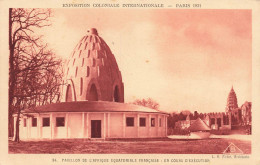 FRANCE - Pavillon De L'Afrique équatoriale Française - En Cours D'exécution - Paris 1931 - Carte Postale Ancienne - Otros Monumentos