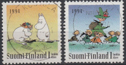 Finlandia U 1202/1203 (o) Usado.1994 - Oblitérés