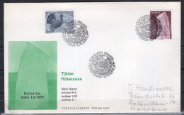 Sweden 1975 FDC Runic Stone Rök - Brieven En Documenten